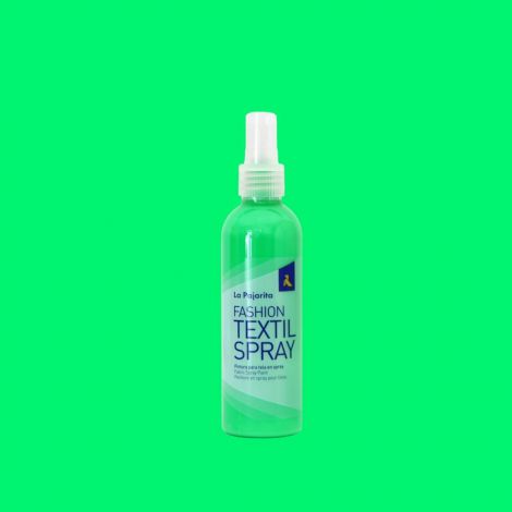 Farba do tkanin spray fluorescencyjna La Pajarita 100ml, Zielony